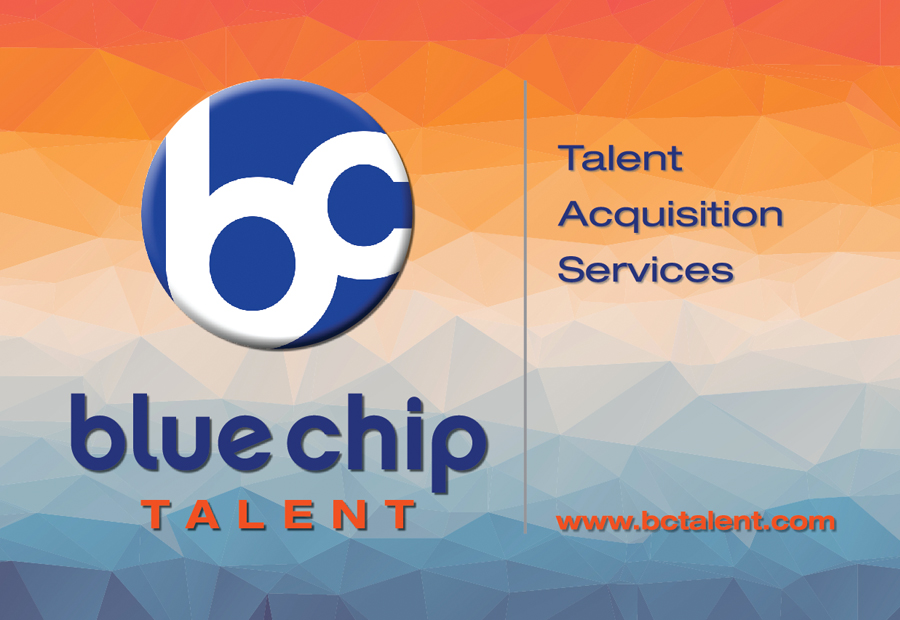 Blue Chip Talent - Big Fabric Pop-up Display