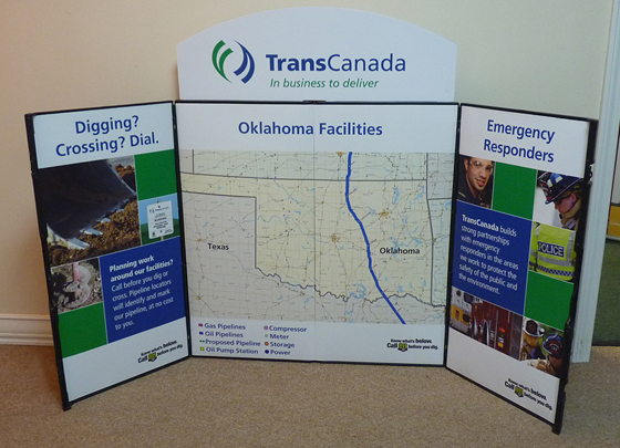 TransCanada - Oklahoma Tabletop display