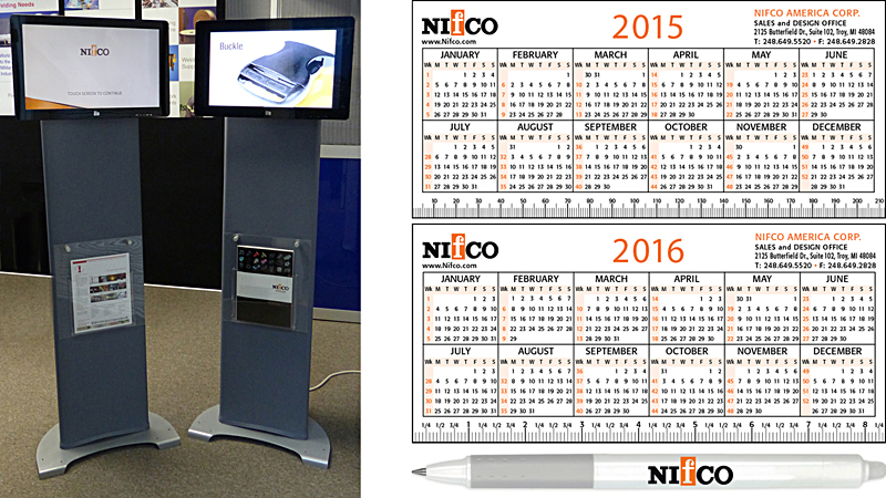 Nifco America - Interactive Kiosks and Promotional Items