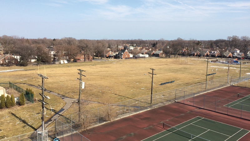 Skinner Park - Before Life Remodeled Project- From Denby Roof