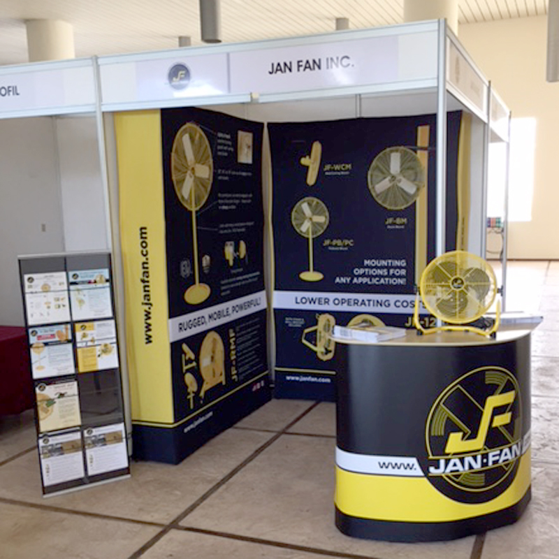 Jan-Fan Display - At 2016 Conacomee show in Mexico City