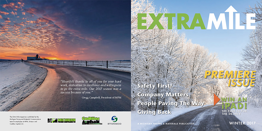 Michigan Paving - Extra Mile - Winter'17 - Cover-Back Cover