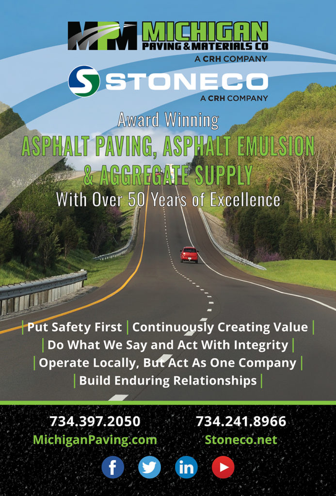 Visual Impact Systems Creates Ads For Michigan Paving And Materials And Stoneco Integrated 