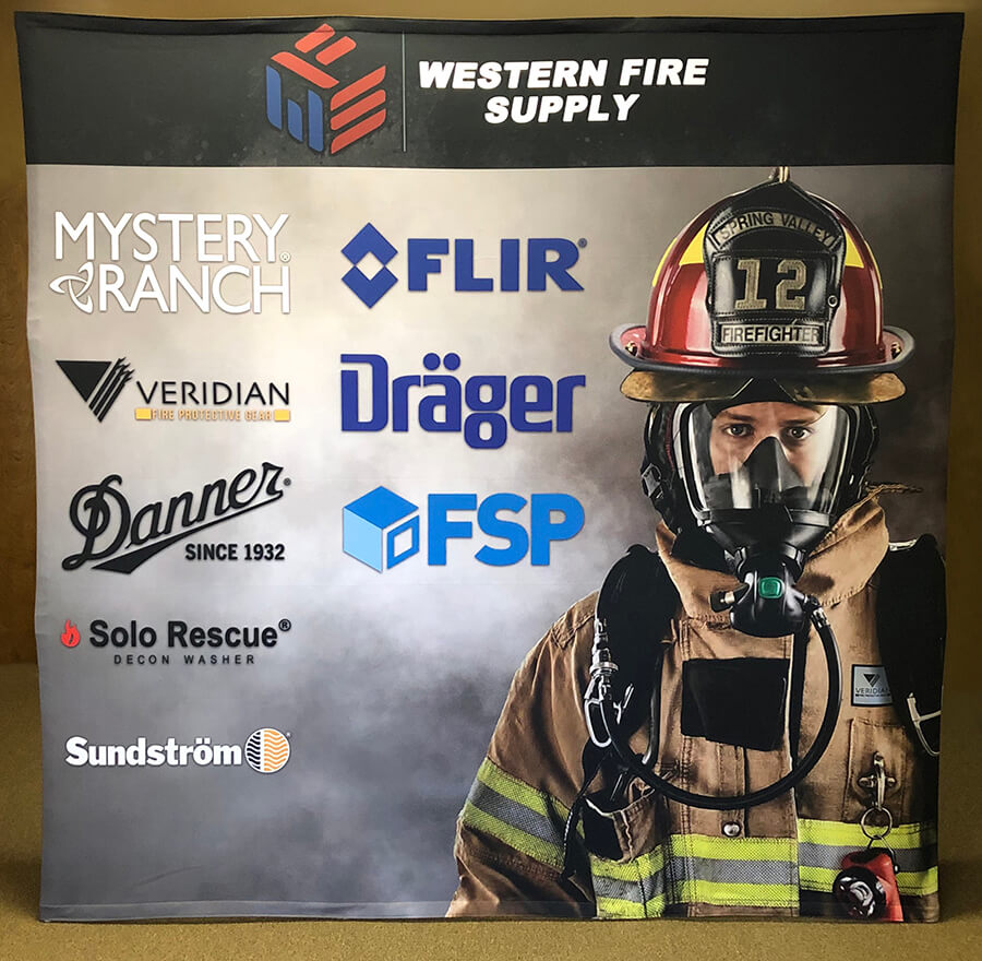 Western Fire Supply-Pop-up Display