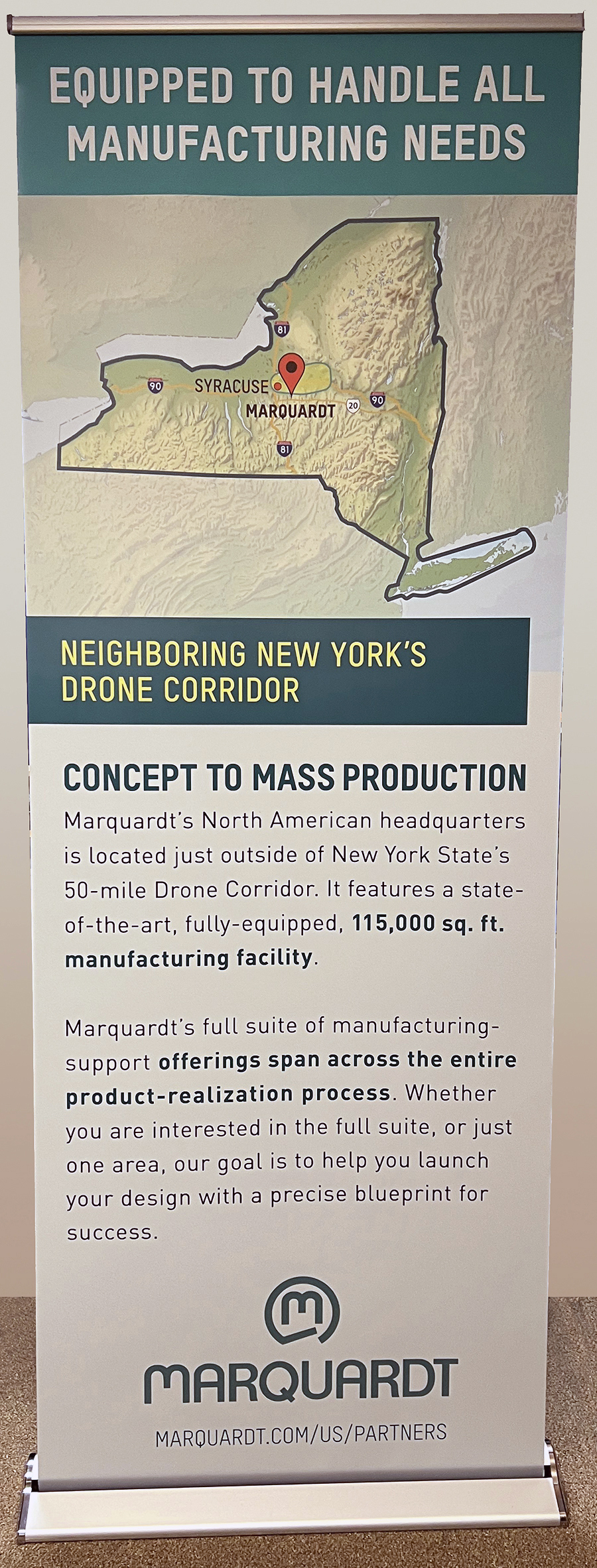 Marquardt Switches- Drone Corridor Retractable