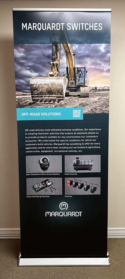 Visual Impact Systems Produces Off-Road Banner for Marquardt Switches ...