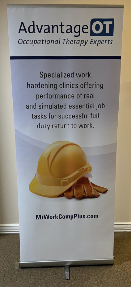 Axis CrossMedia-WorkComp-Retractable Banner Stand