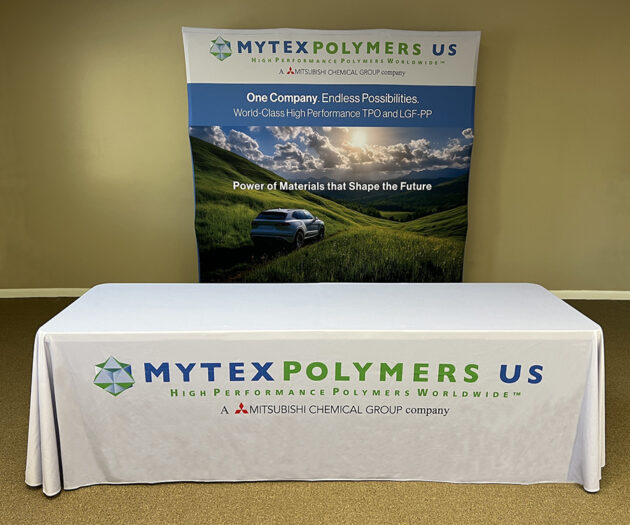 Visual Impact Systems Creates Pop-up Display for Mytex Polymers ...