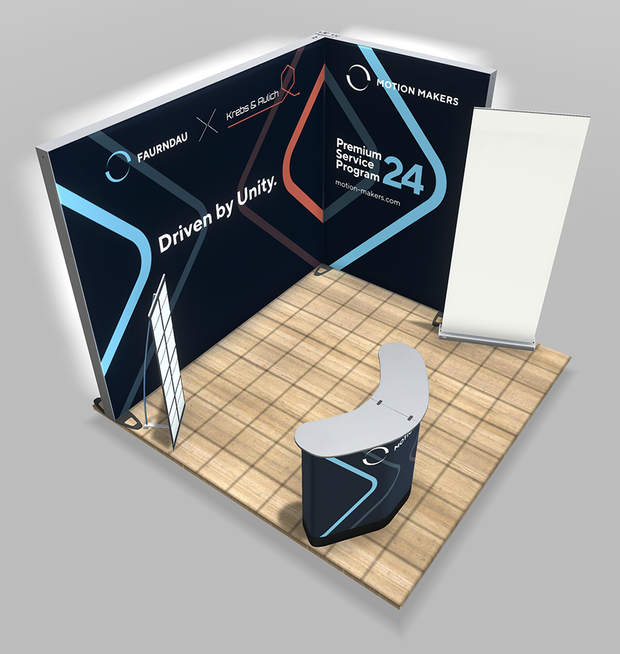 EDAG-10' Wide Booth-Front View-Rendering
