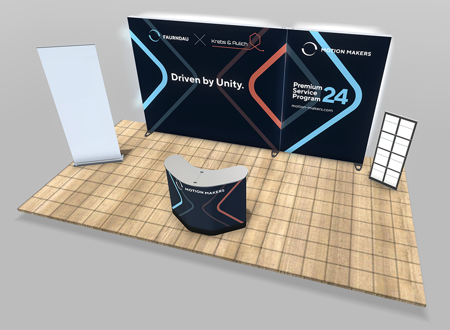 EDAG-20' Wide Booth-Front View-Rendering