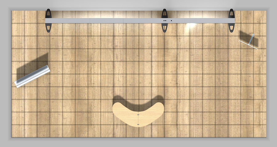 EDAG-20' Wide Booth-Plan View-Rendering